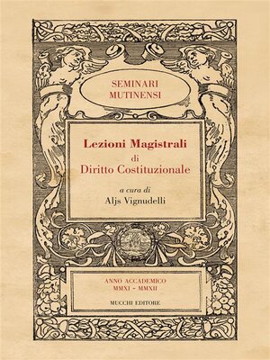 cover image of Lezioni Magistrali di Diritto Costituzionale II